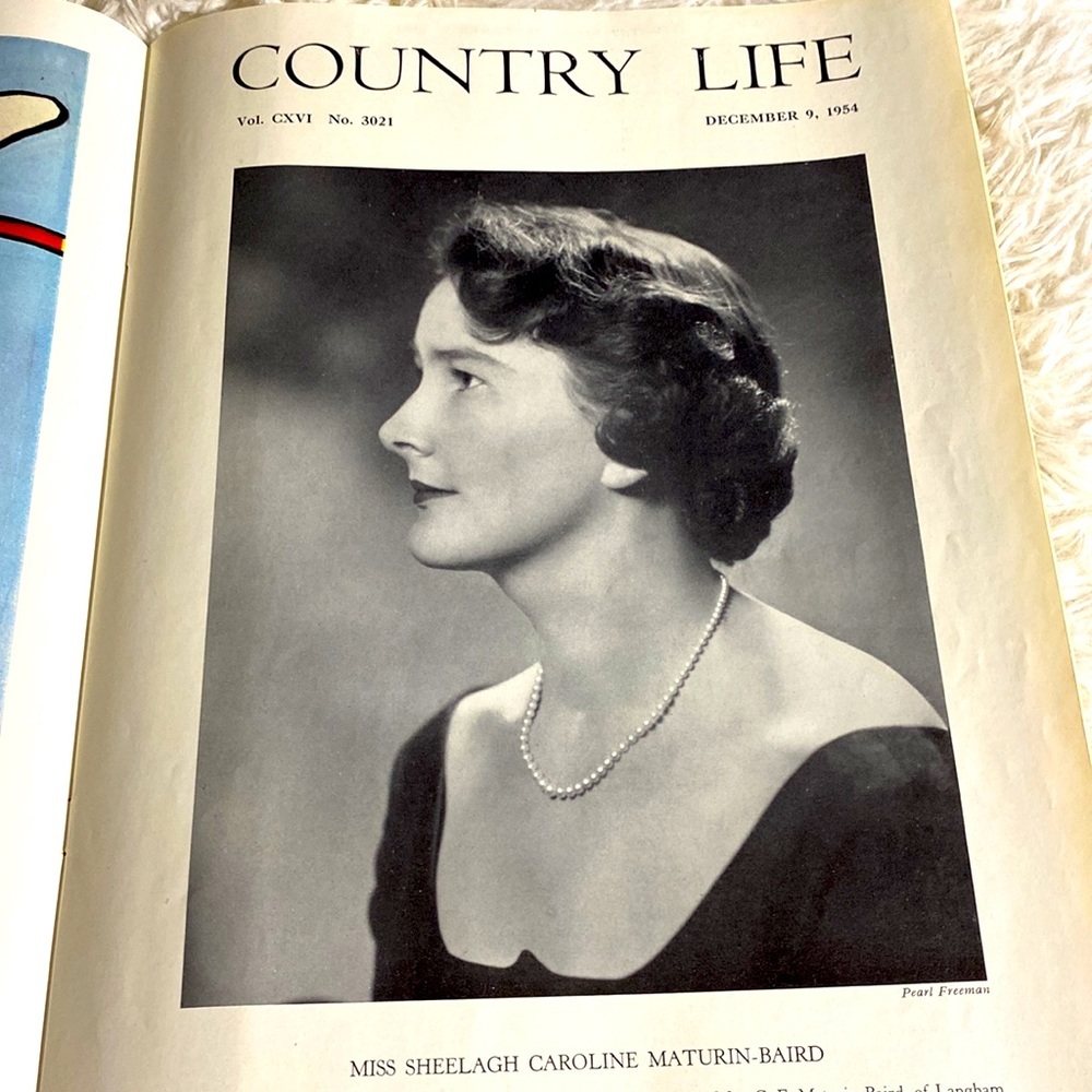 CHRISTMAS COUNTRY LIFE MAGAZINE VINTAGE Christmas Ads December 9, 1954 - Picture 7 of 16